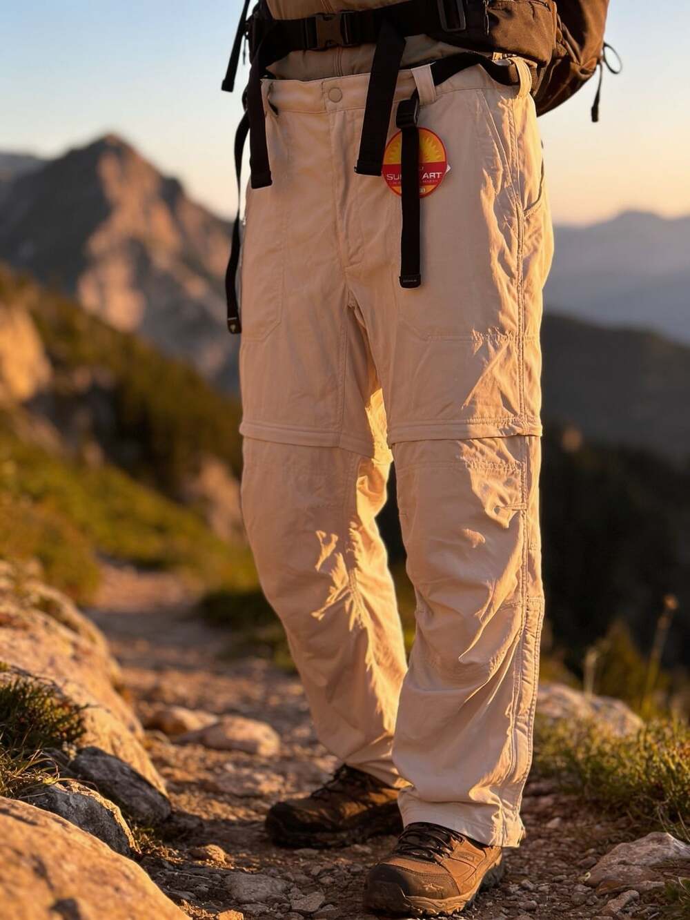 L.L.Bean SunSmart Convertible Cargo Pants Beige UPF 50 XLT